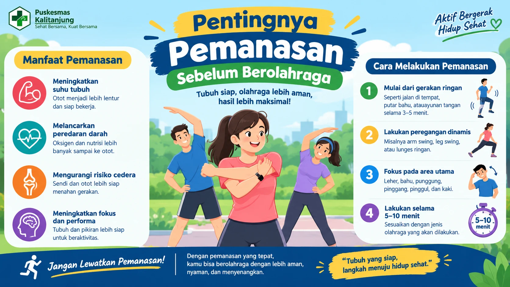 Pentingnya Pemanasan Sebelum Berolahraga