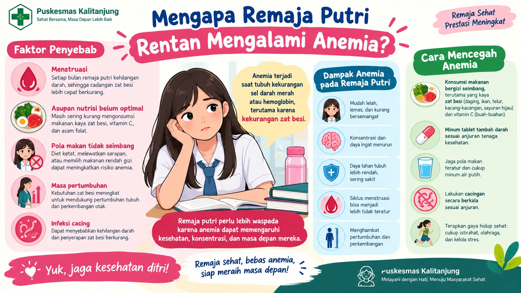 Mengapa Remaja Putri Rentan Mengalami Anemia