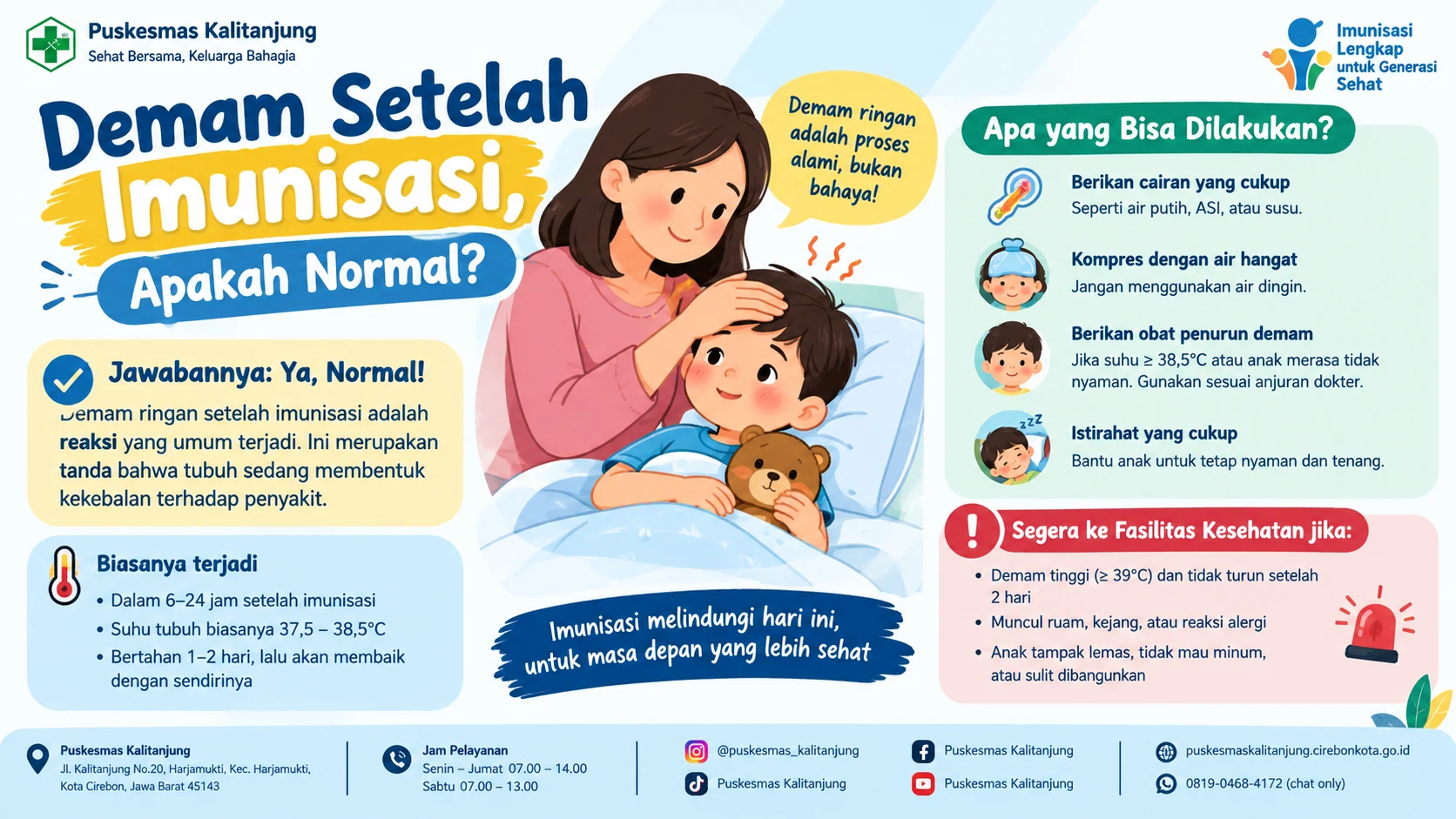 Demam Setelah Imunisasi, Apakah Normal