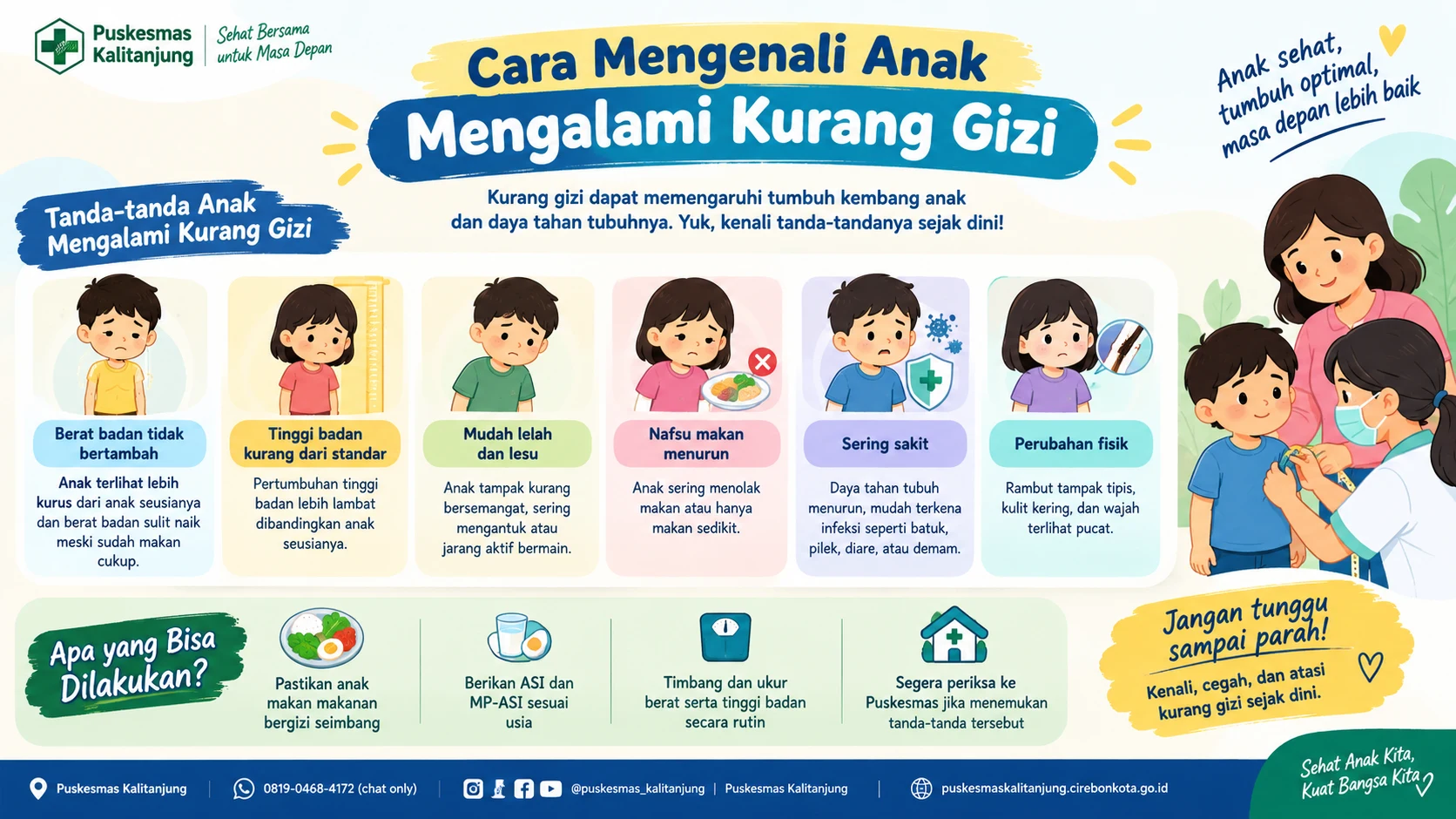 Cara Mengenali Anak Mengalami Kurang Gizi
