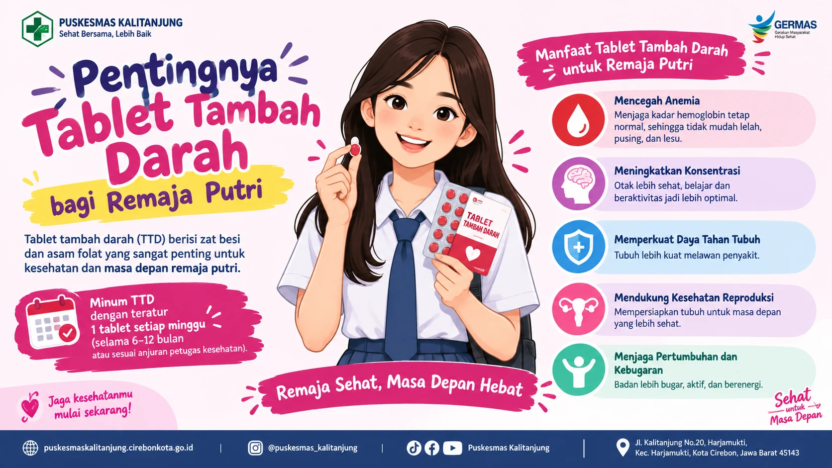 Pentingnya Tablet Tambah Darah bagi Remaja Putri