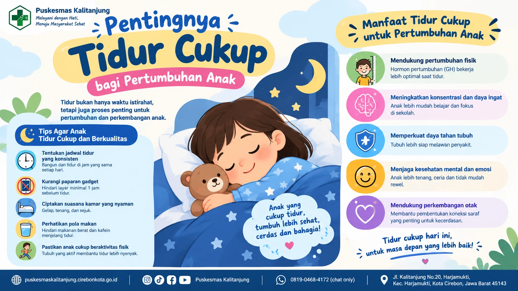 Pentingnya Tidur Cukup bagi Pertumbuhan Anak