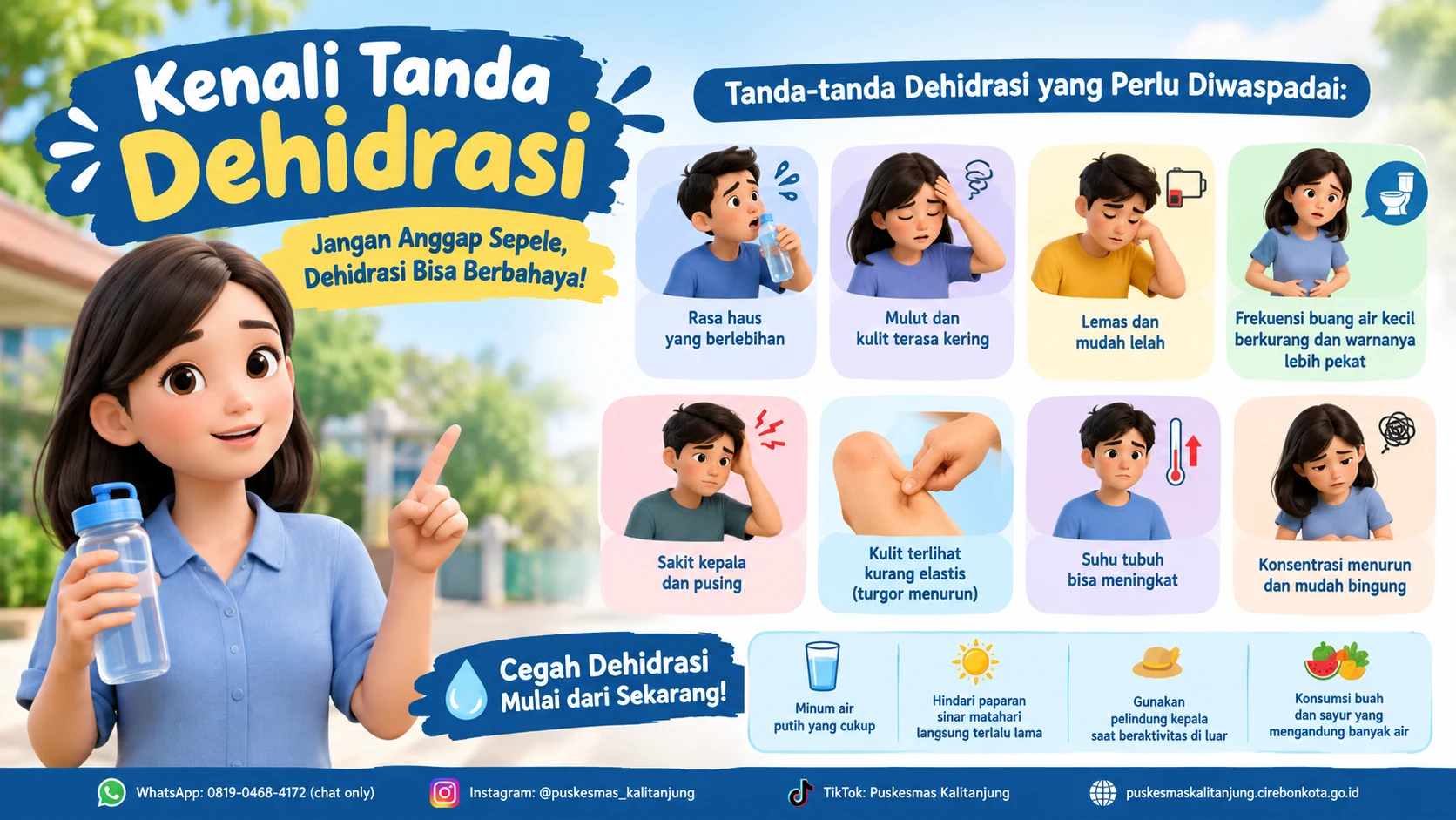 Kenali Tanda Dehidrasi, Jangan Anggap Sepele