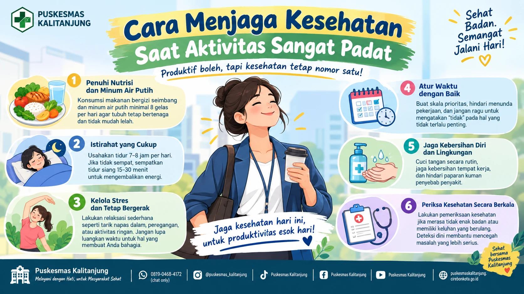 Cara Menjaga Kesehatan Saat Aktivitas Sangat Padat