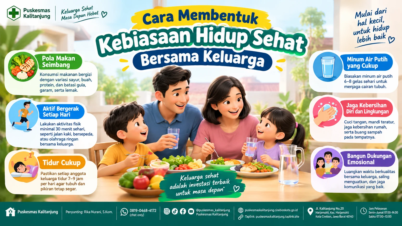 Cara Membentuk Kebiasaan Hidup Sehat Bersama Keluarga