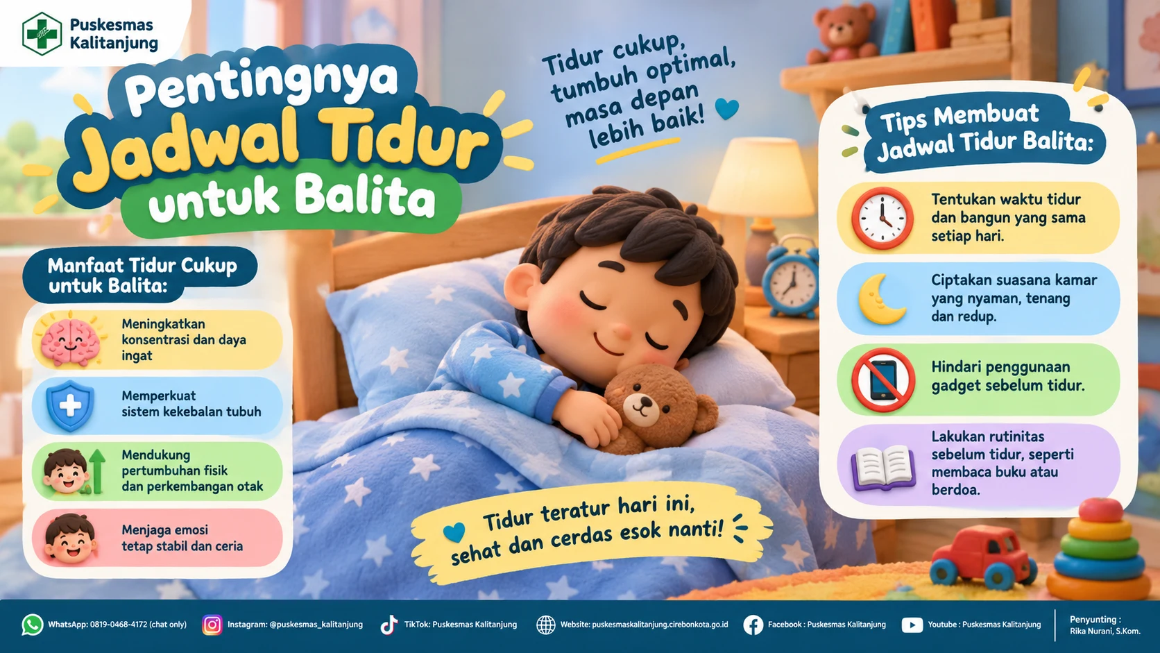 Pentingnya Jadwal Tidur untuk Balita