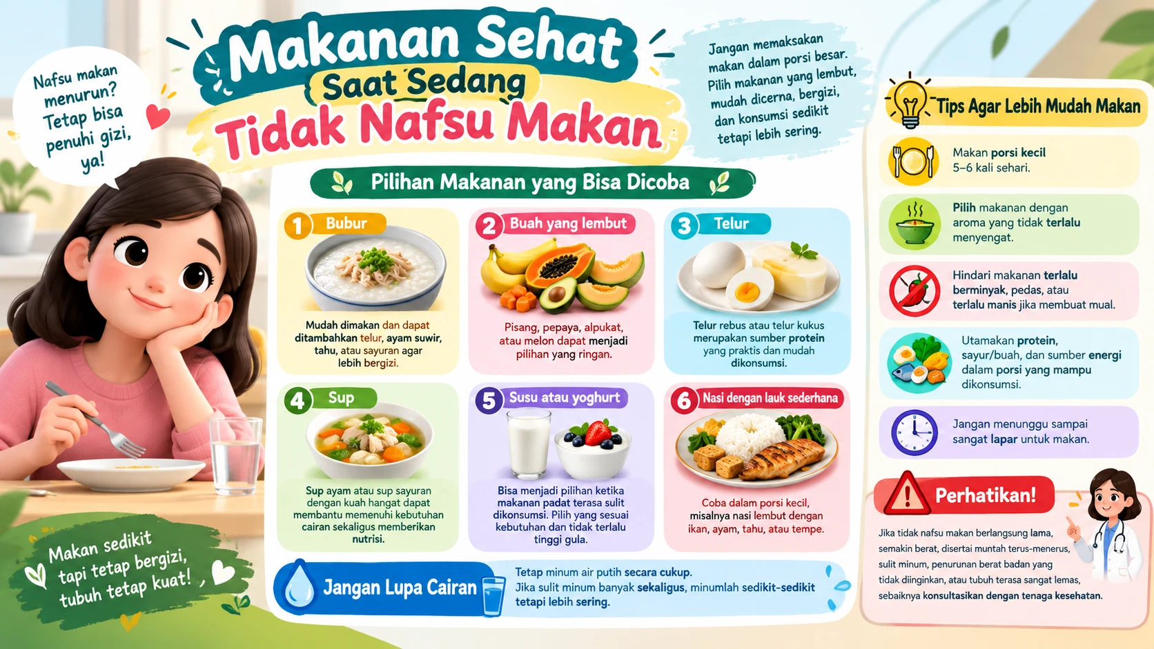 Makanan Sehat Saat Sedang Tidak Nafsu Makan
