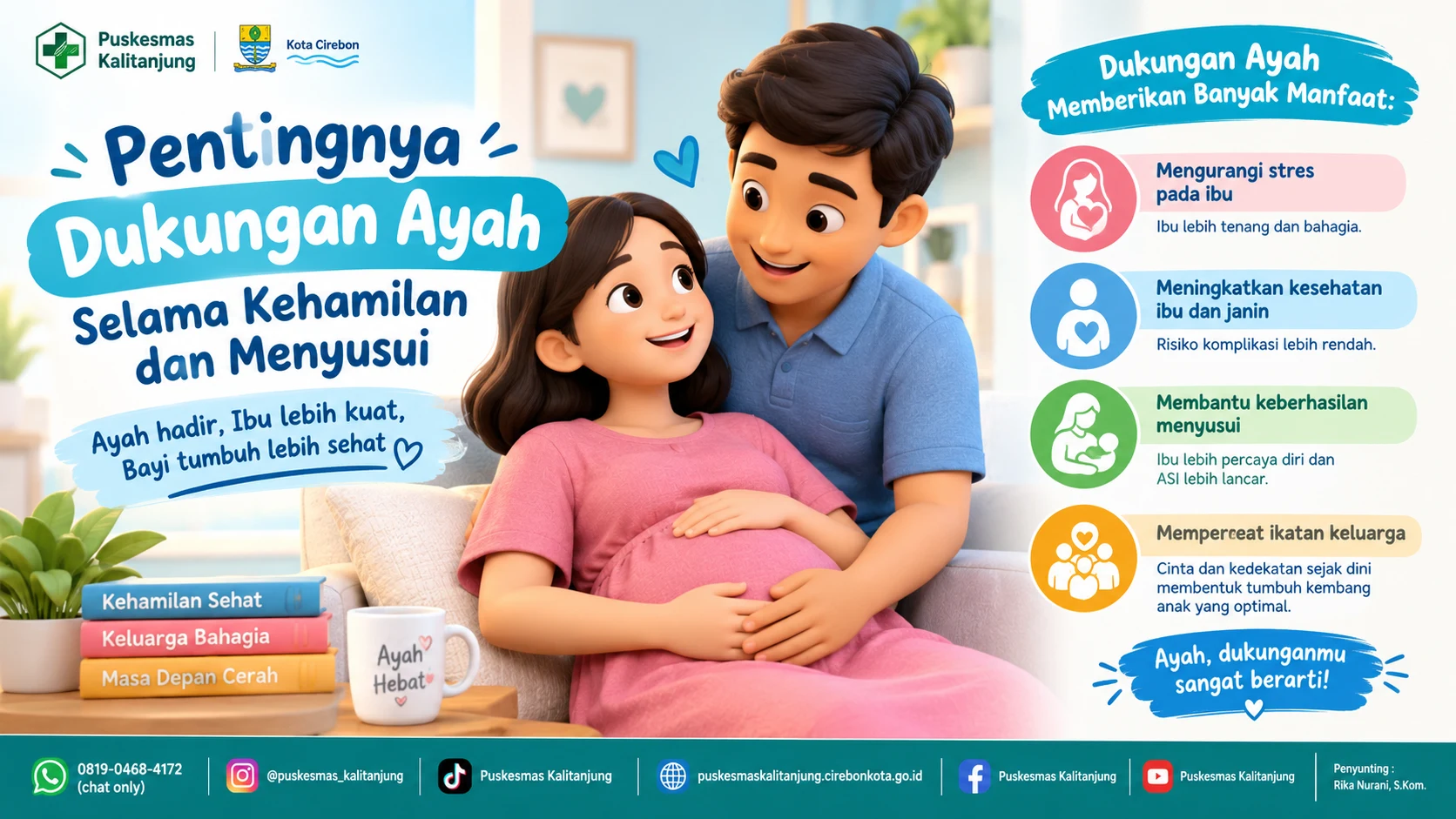 Pentingnya Dukungan Ayah Selama Kehamilan dan Menyusui