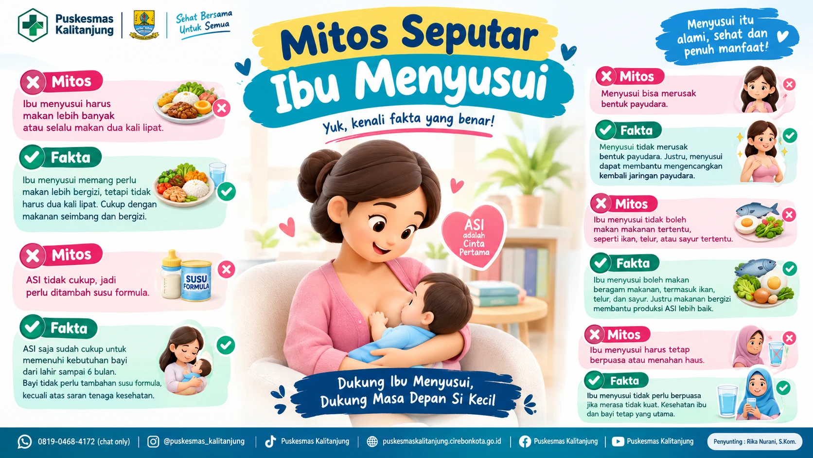 Mitos Seputar Ibu Menyusui: Kenali Fakta yang Benar