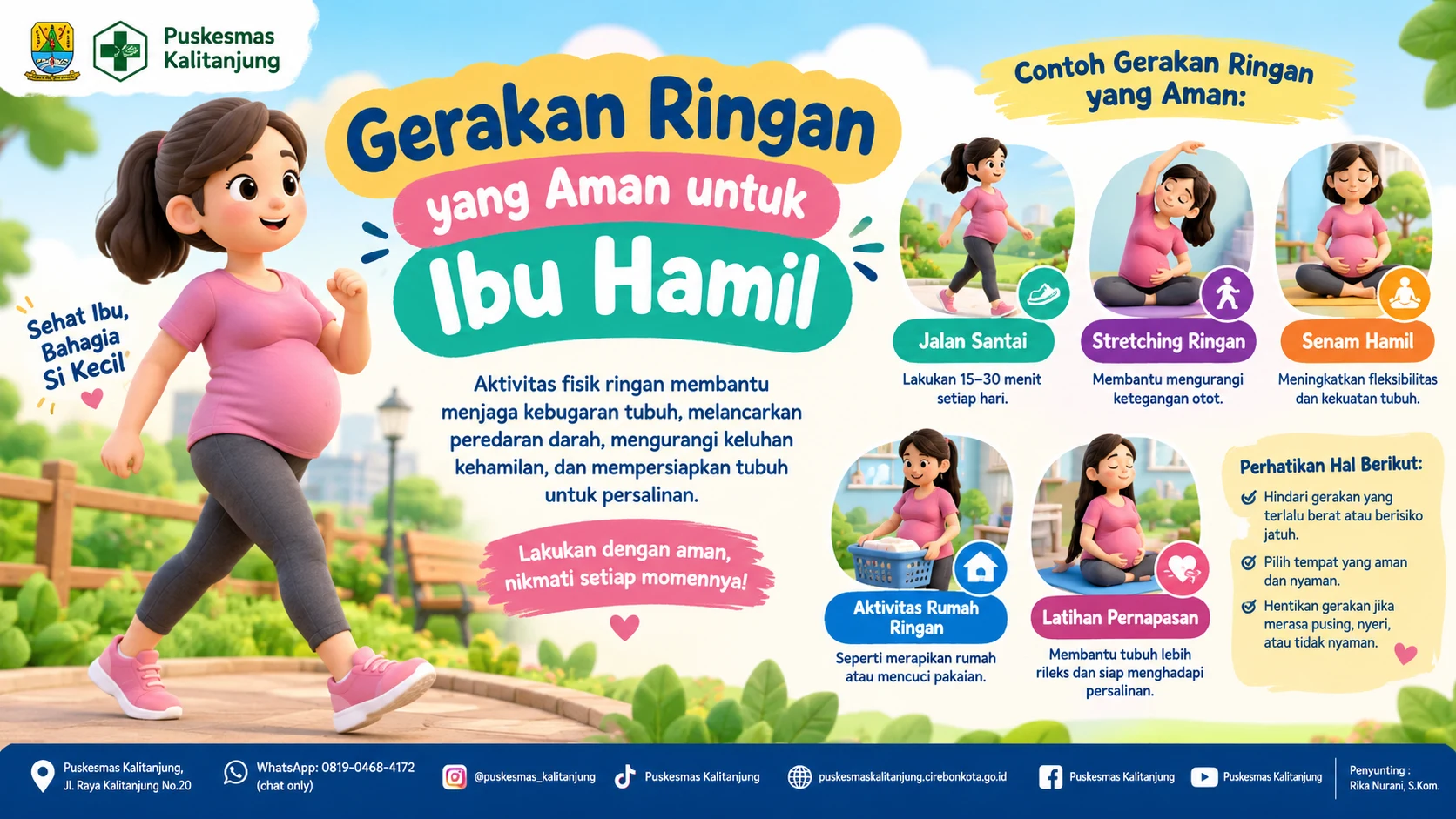 Gerakan Ringan yang Aman untuk Ibu Hamil