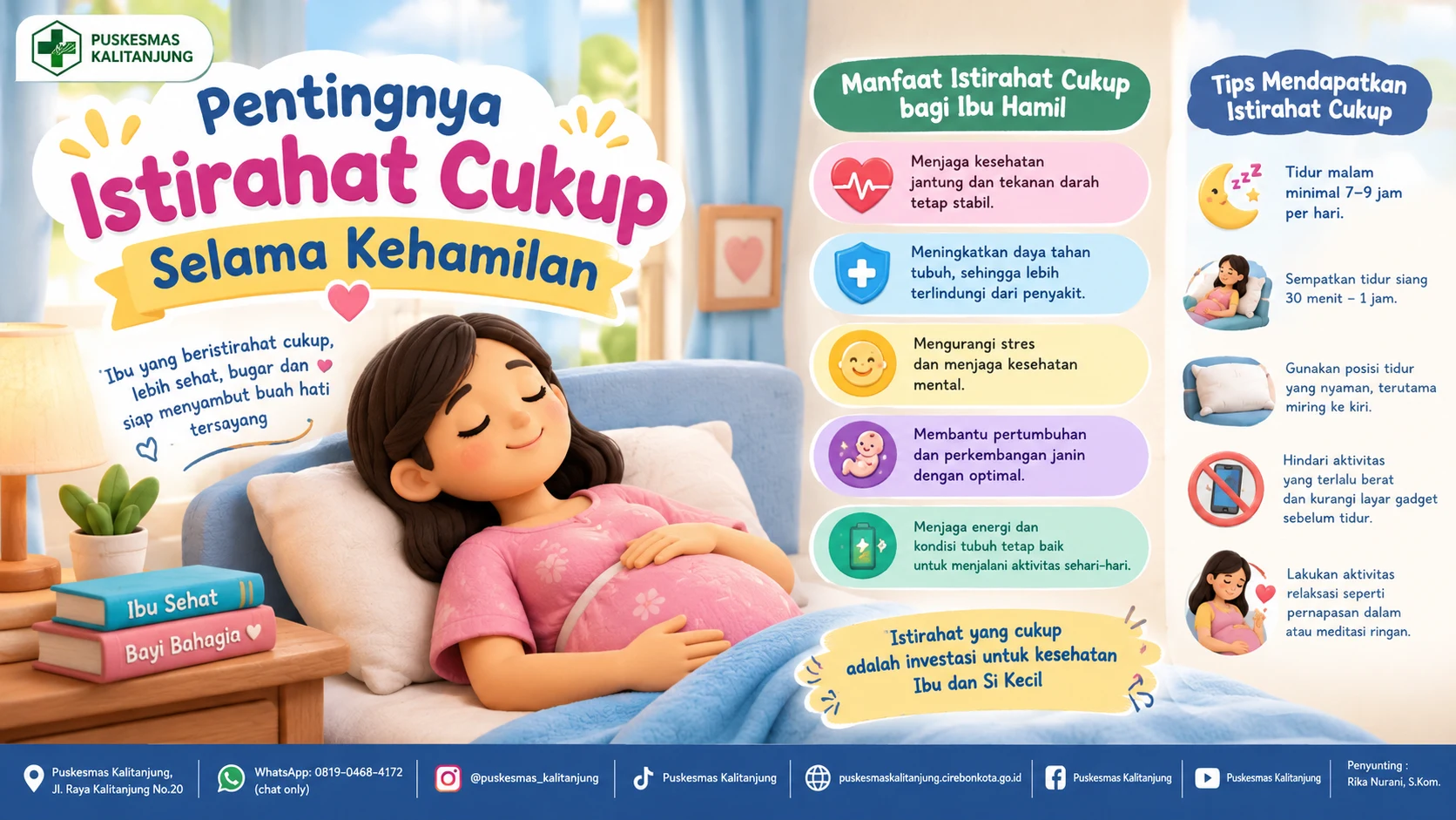 Pentingnya Istirahat Cukup Selama Kehamilan
