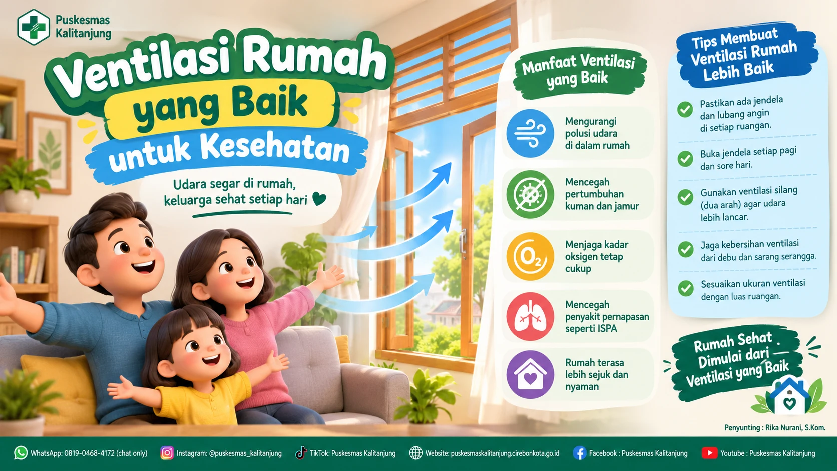 Ventilasi Rumah yang Baik untuk Kesehatan: Ciptakan Udara Segar bagi Keluarga