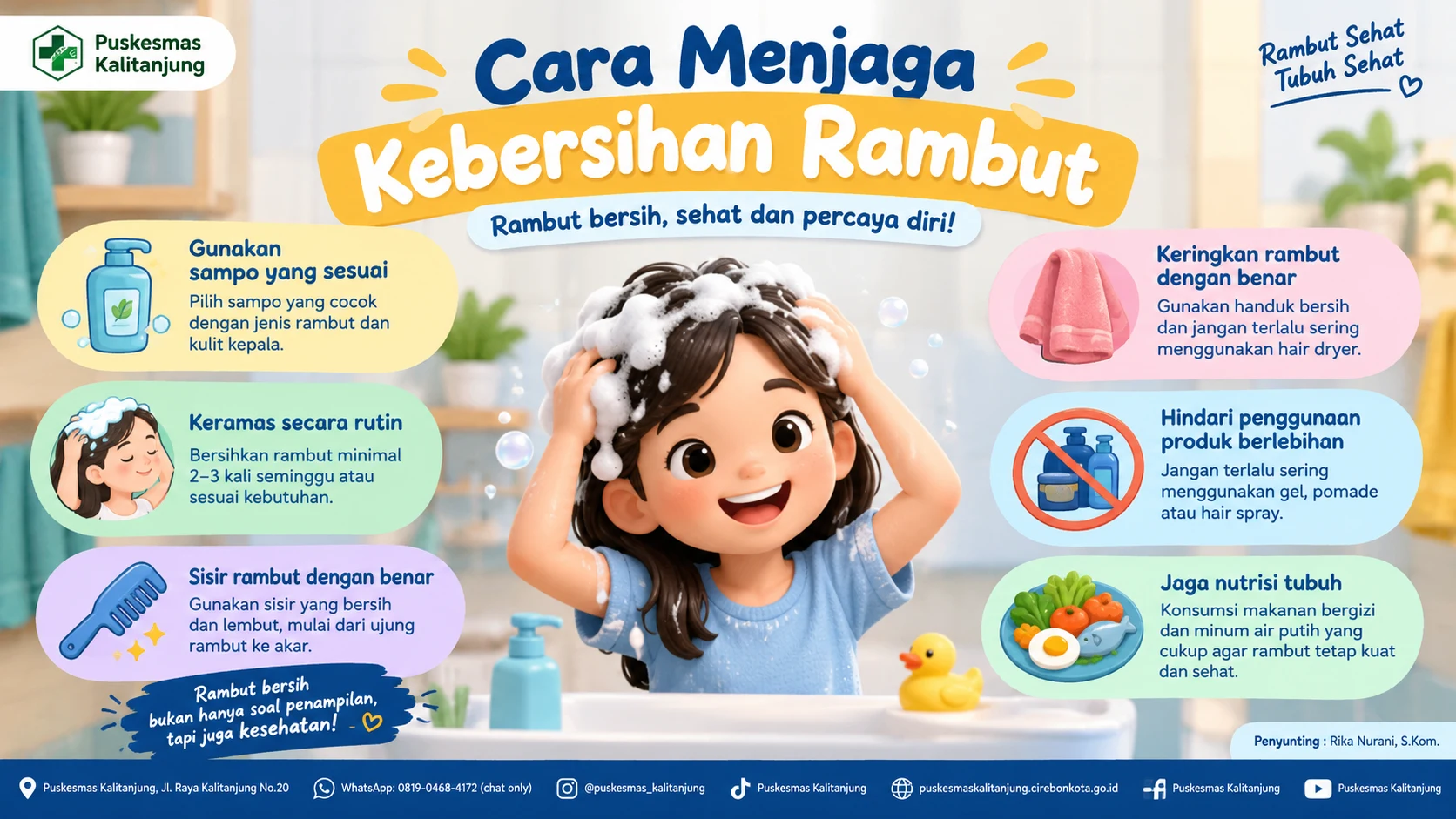 Cara Menjaga Kebersihan Rambut agar Tetap Sehat dan Bersih
