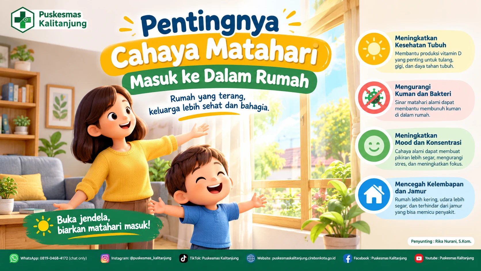 Pentingnya Cahaya Matahari Masuk ke Dalam Rumah, Ciptakan Hunian Sehat dan Nyaman