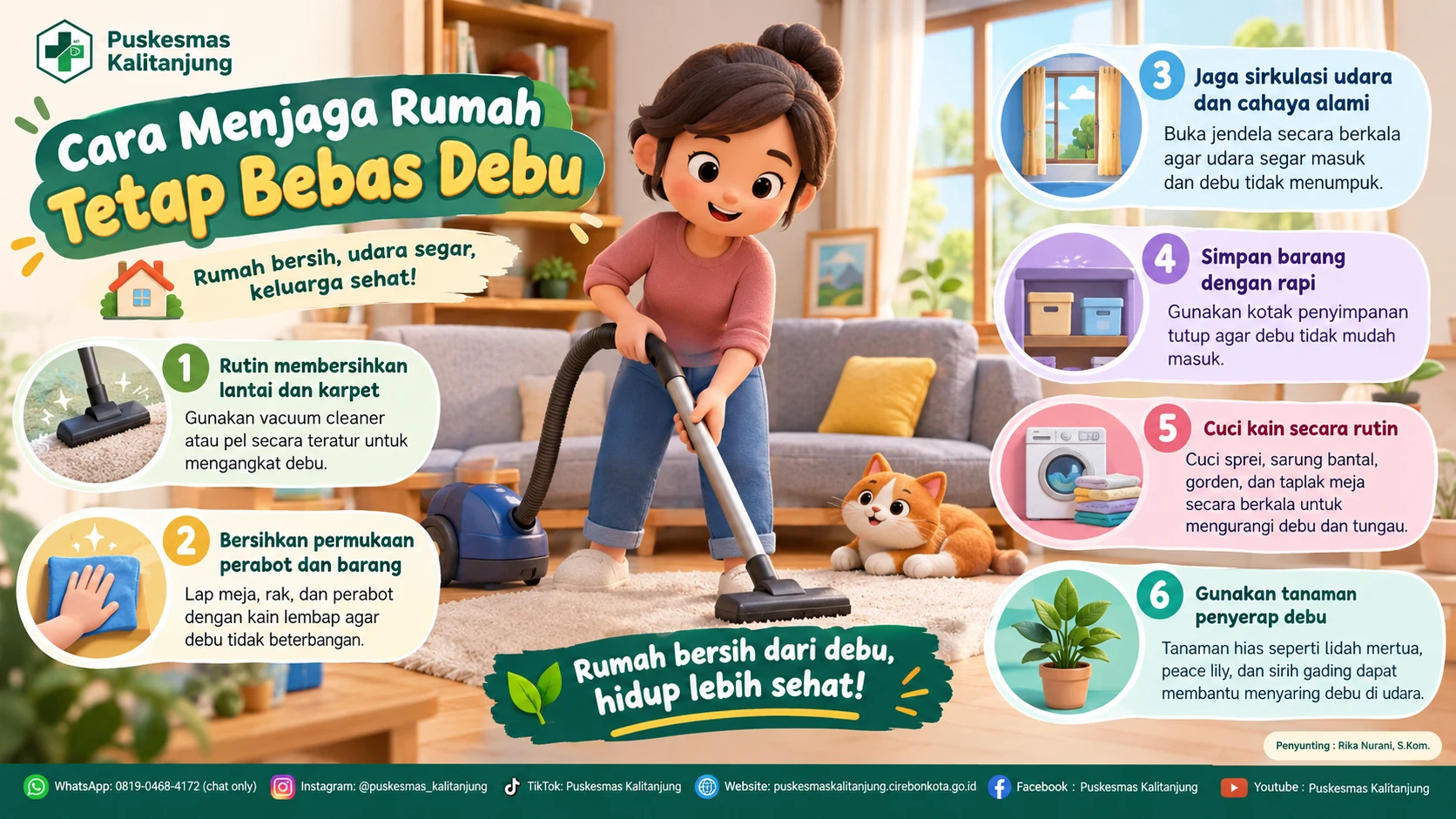 Cara Menjaga Rumah Tetap Bebas Debu, Ciptakan Lingkungan Bersih dan Sehat