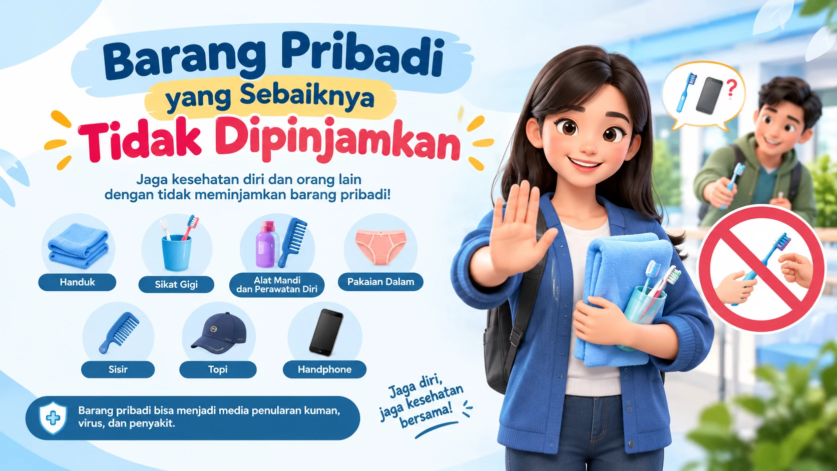 Barang Pribadi yang Sebaiknya Tidak Dipinjamkan: Kebiasaan Sederhana untuk Mencegah Penularan Penyakit