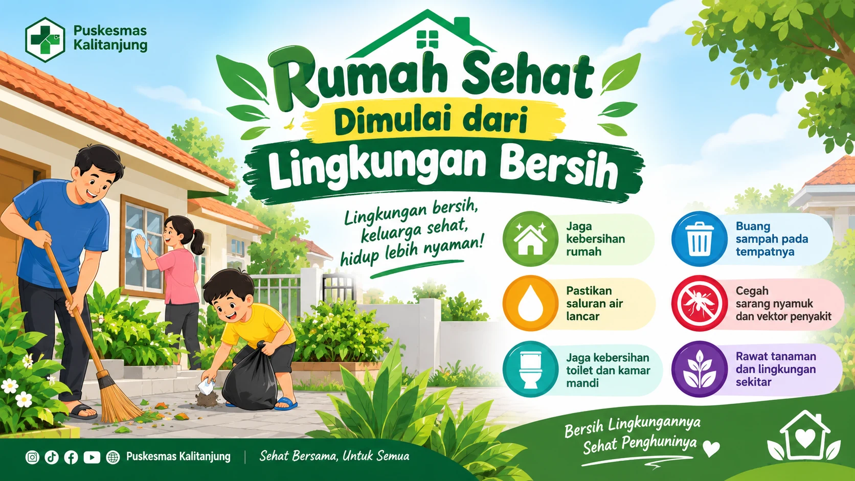 Rumah Sehat Dimulai dari Lingkungan Bersih