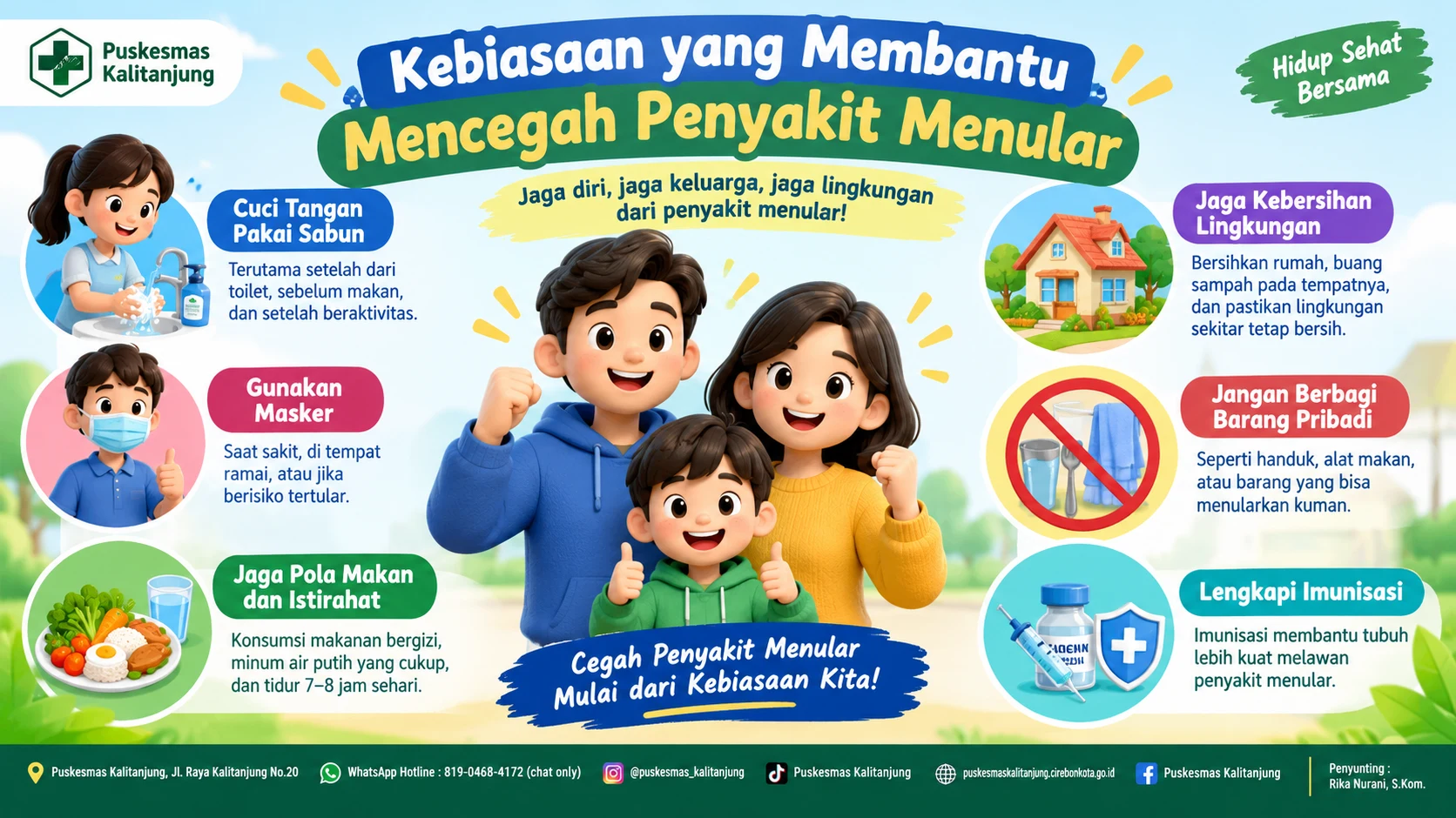 Kebiasaan yang Membantu Mencegah Penyakit Menular