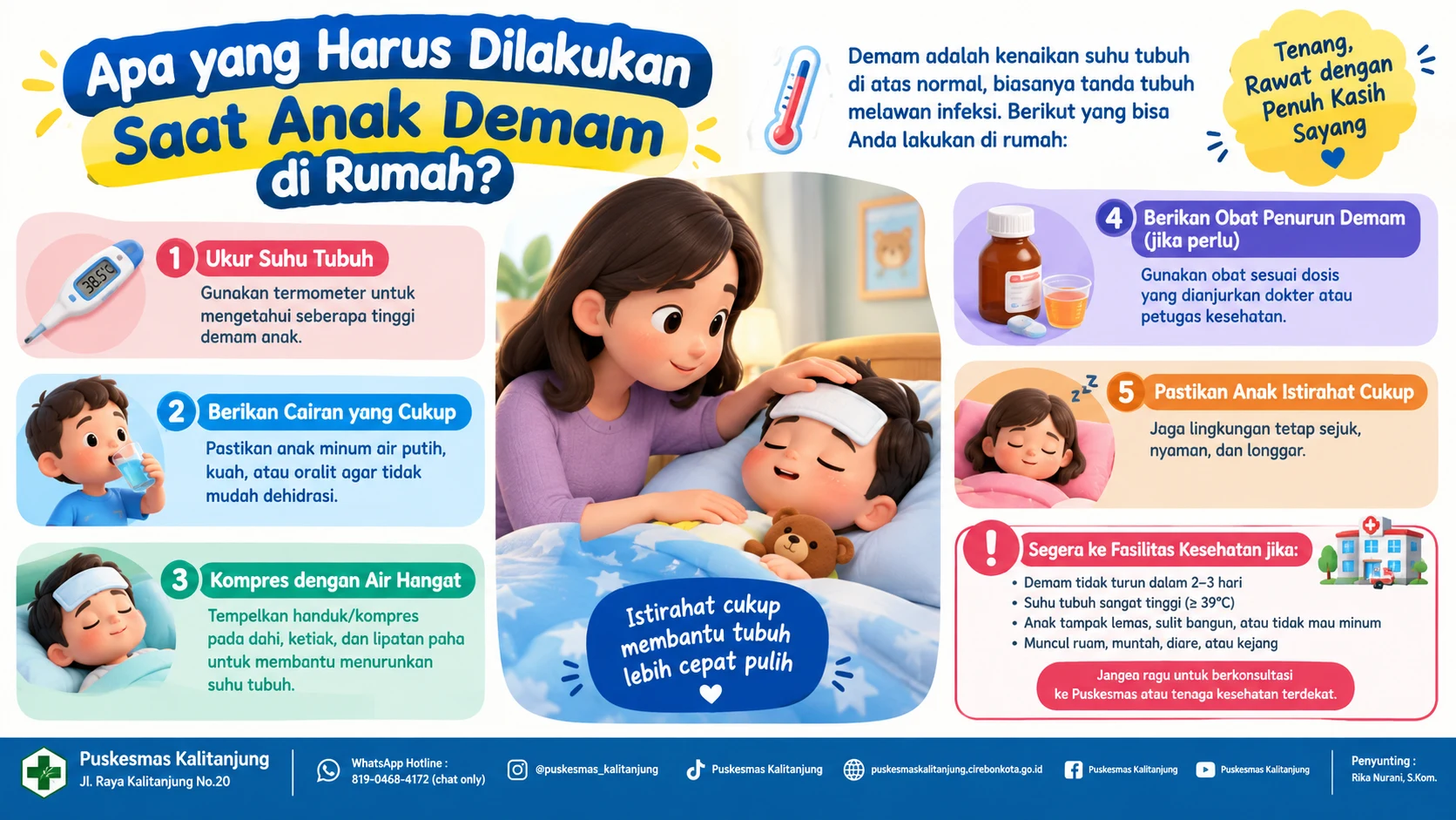 APA YANG HARUS DILAKUKAN SAAT ANAK DEMAM DI RUMAH