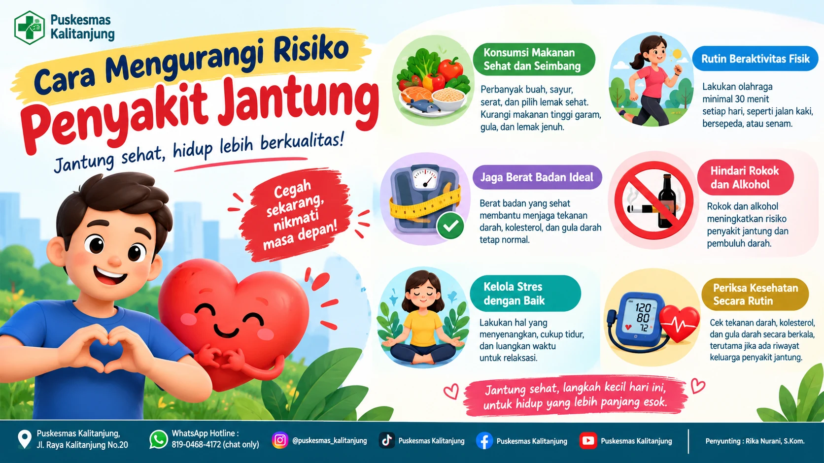 Cara Mengurangi Risiko Penyakit Jantung: Mulai dari Kebiasaan Sehat Setiap Hari
