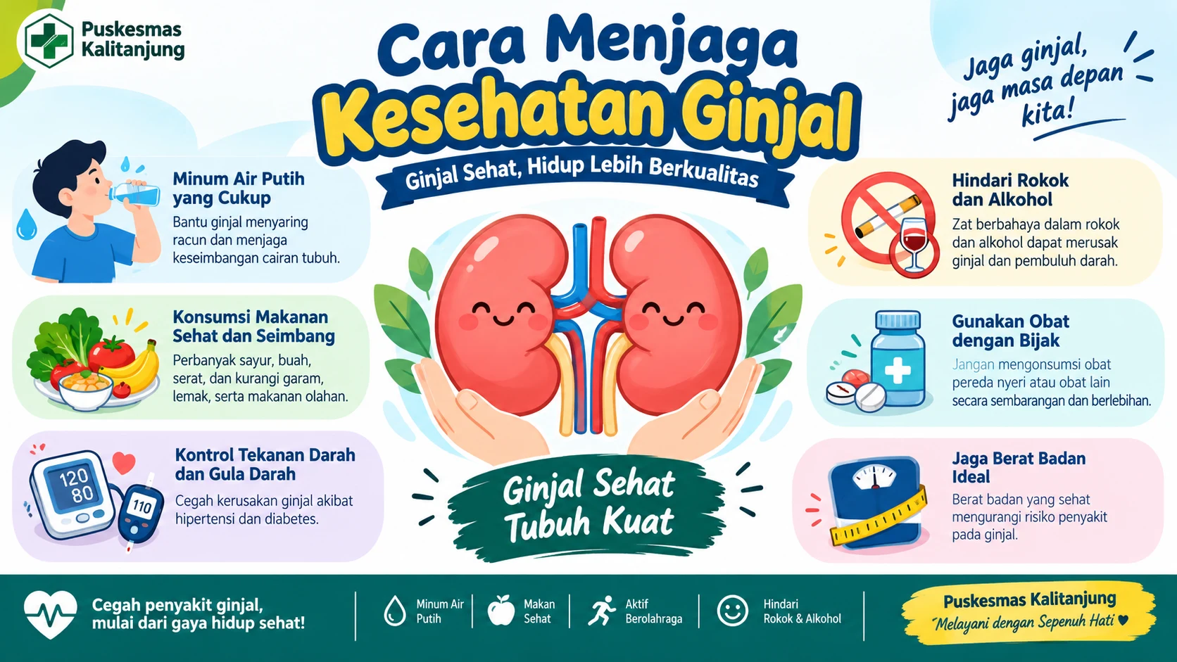 Cara Menjaga Kesehatan Ginjal, Mulai dari Kebiasaan Sehari-hari