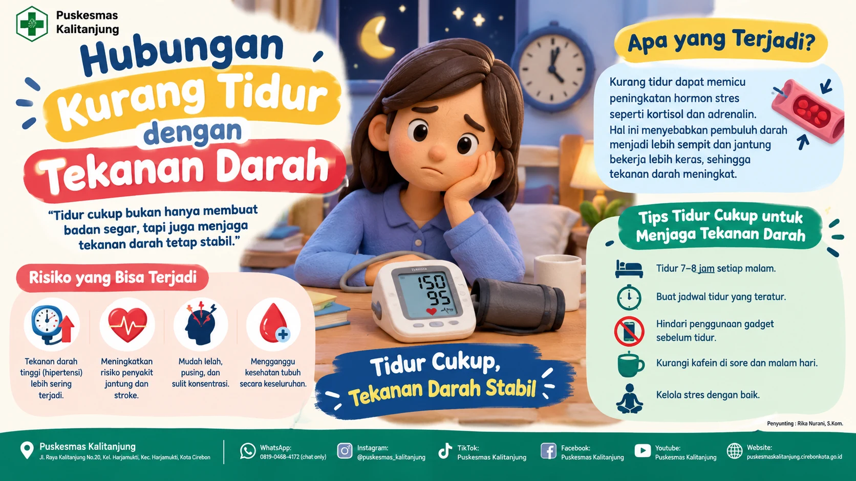 Hubungan Kurang Tidur dengan Tekanan Darah: Mengapa Tidur Cukup Itu Penting