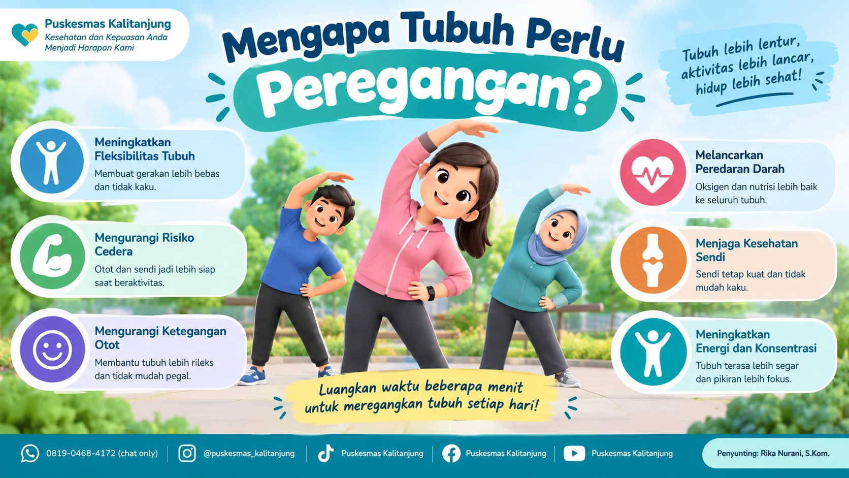 Mengapa Tubuh Perlu Peregangan, Kenali Manfaatnya untuk Kesehatan Sehari-hari