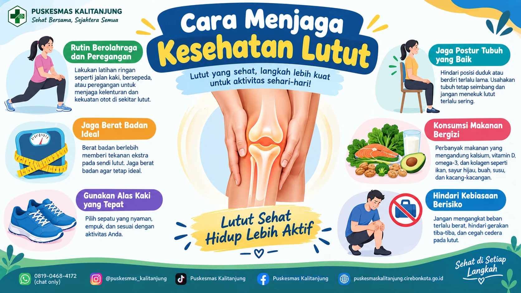 Cara Menjaga Kesehatan Lutut agar Tetap Kuat dan Aktif