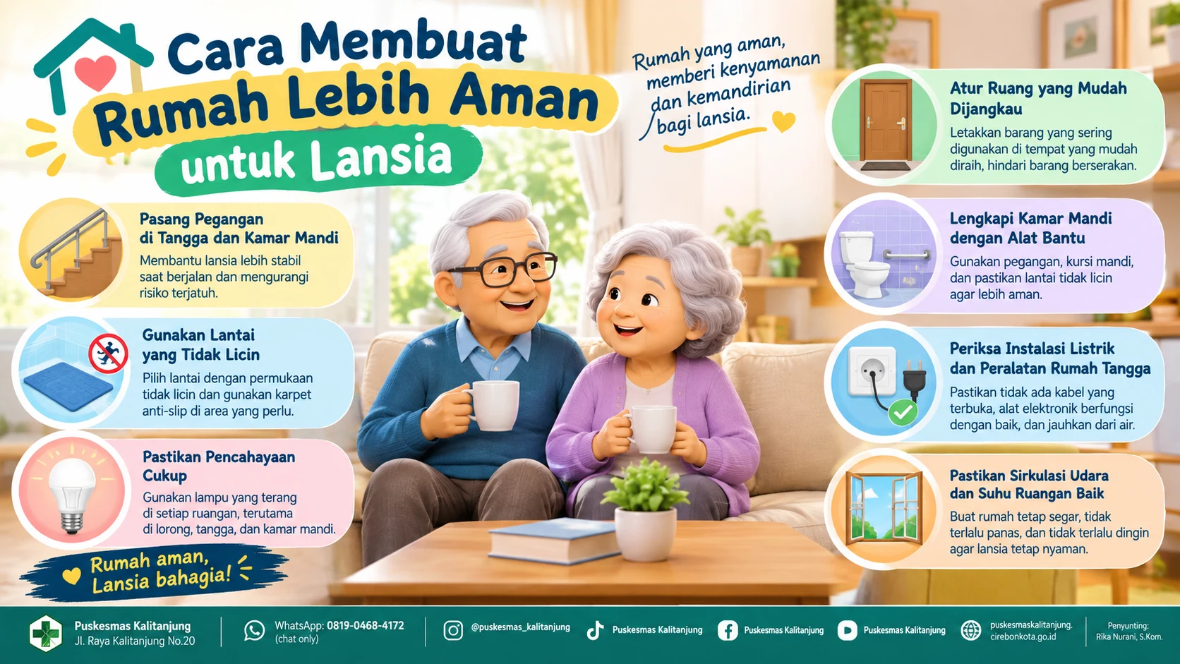 CARA MEMBUAT RUMAH LEBIH AMAN UNTUK LANSIA