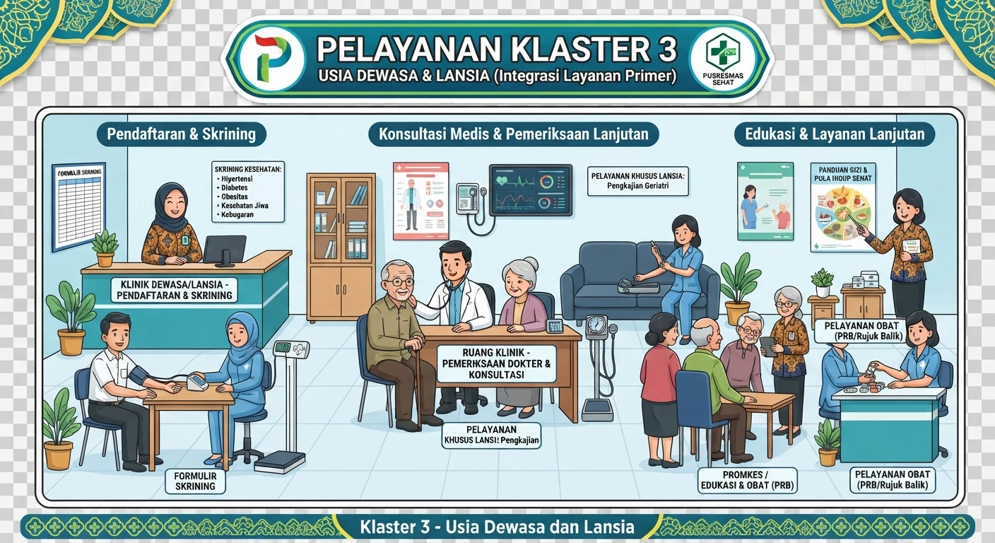 Alur Pelayanan Klaster 3